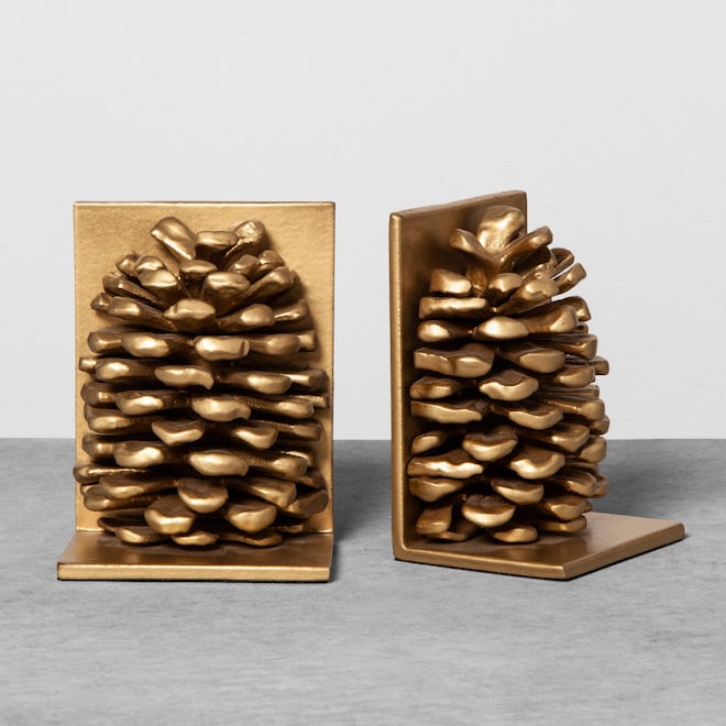 Decorative Bookend Pinecone