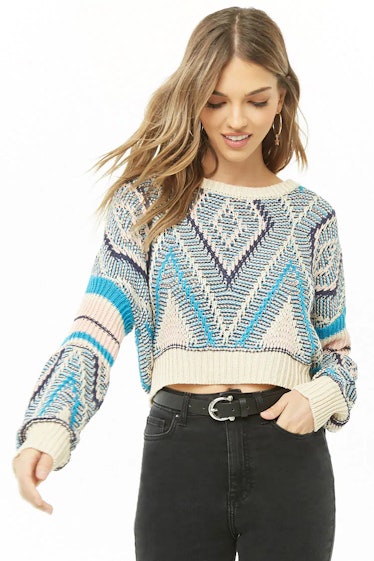 Geo Knit Sweater
