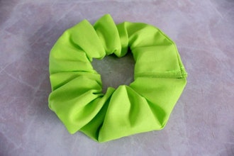 Lime Green Hair Scrunchie