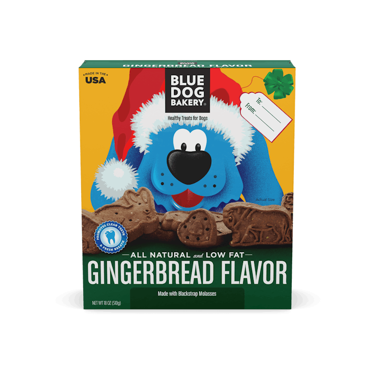 Blue Dog Bakery Gingerbread Cookie Dog Treats
