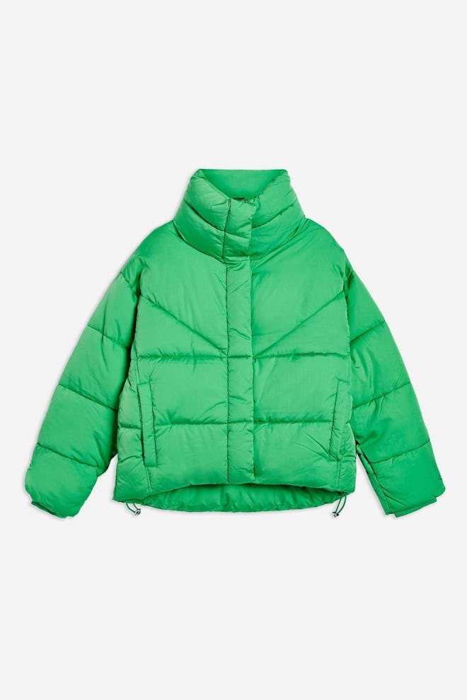 Topshop Wrap Puffer Jacket