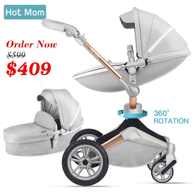 Baby Stroller 360 Rotation Function,Hot Mom Travel System Pram