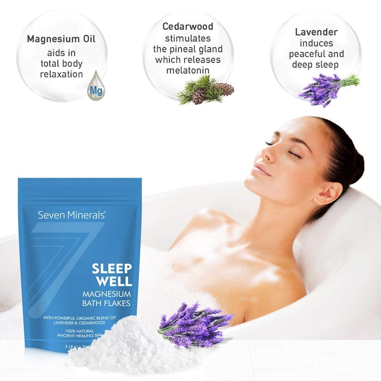 Seven Minerals SLEEP WELL Magnesium Chloride Bath Flakes