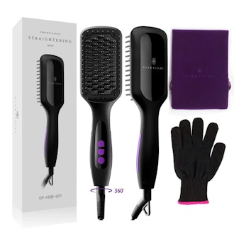 GLAMFIELDS Ionic Hair Straightener Brush