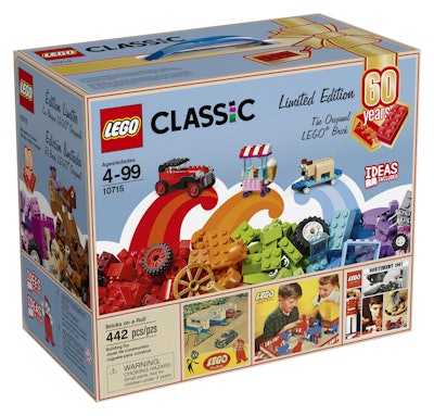 Lego Classic Bricks On A Roll - 60th Anniversary Limited Edition