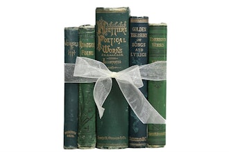 Antique Book Gift Set: Emerald Poetry
