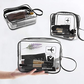 TSA-Approved Clear Travel Toiletry Bags