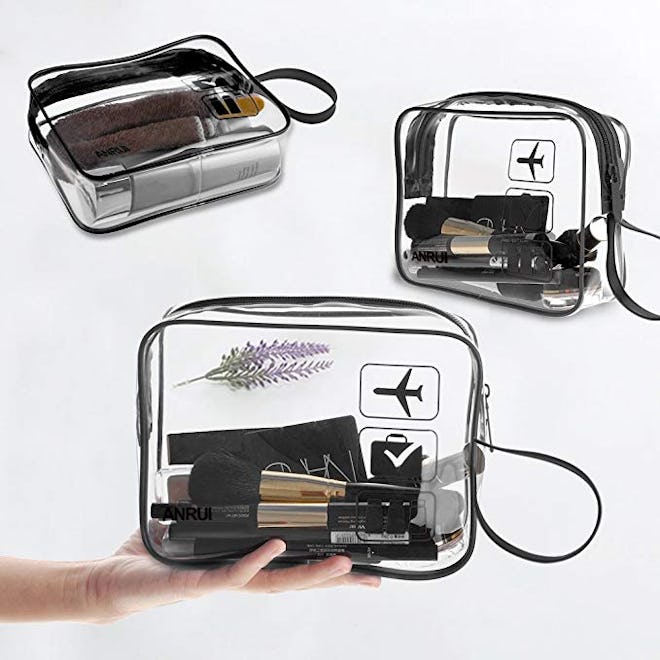 TSA-Approved Clear Travel Toiletry Bags