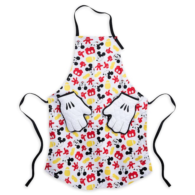 Mickey Mouse Apron and Oven Mitt Set for Adults