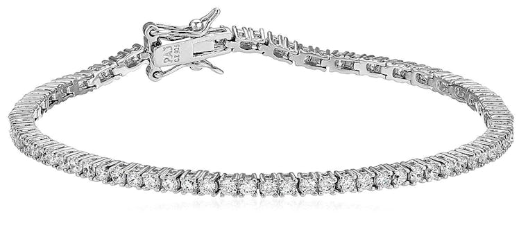 Amazon Essentials Sterling Silver Tennis Bracelet