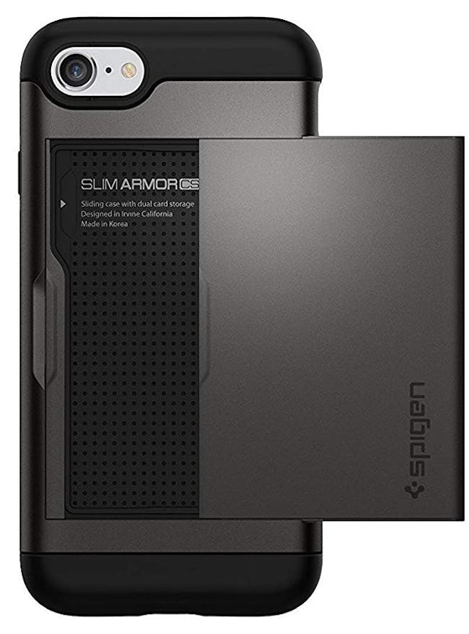 Spigen Slim Armor CS Smartphone Case With Card Slot Holder