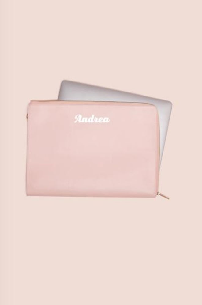 Laptop Pouch in Vegan Cotton Candy