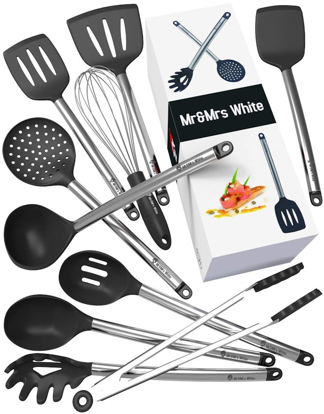 Mr&Mrs White Kitchen Utensil Set