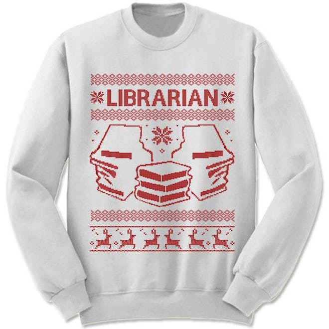 Librarian Ugly Christmas Sweater