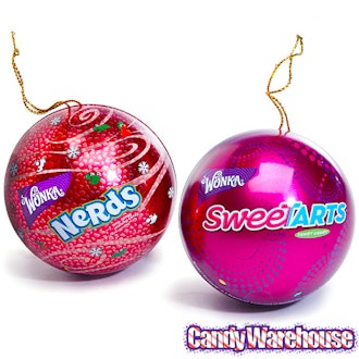 SweeTarts & Nerds Candy Tin Christmas Ornaments
