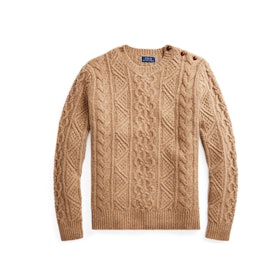 Cable-Knit Merino Wool Sweater