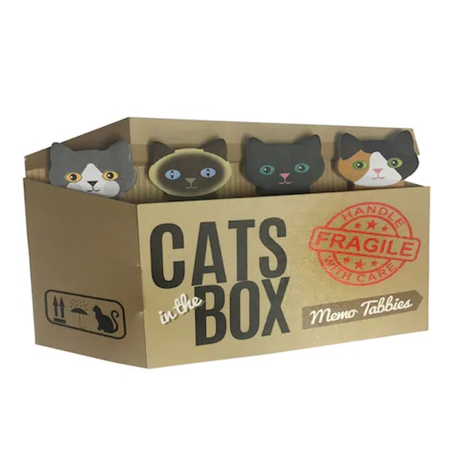 Streamline Cats In The Box Memo Tabbies