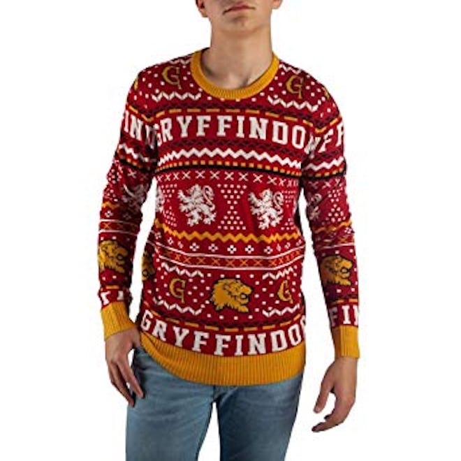 Harry Potter Gryffindor Holiday Christmas Sweater