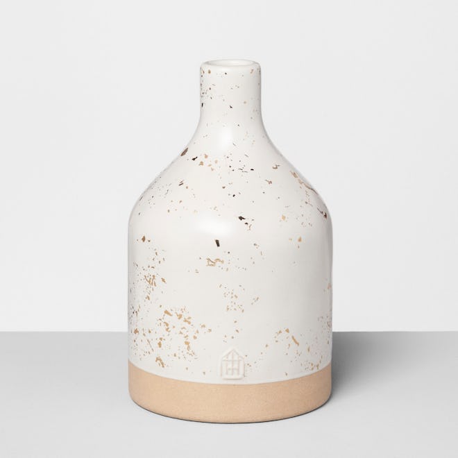 Hearth & Hand™ with Magnolia - Jug Vase Speckled - White 