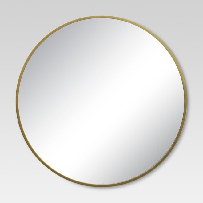 Project 62™ - Round Decorative Wall Mirror Brass