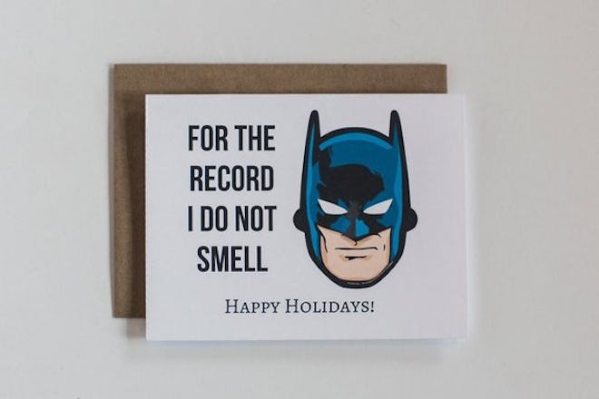 'Batman Smells' Card