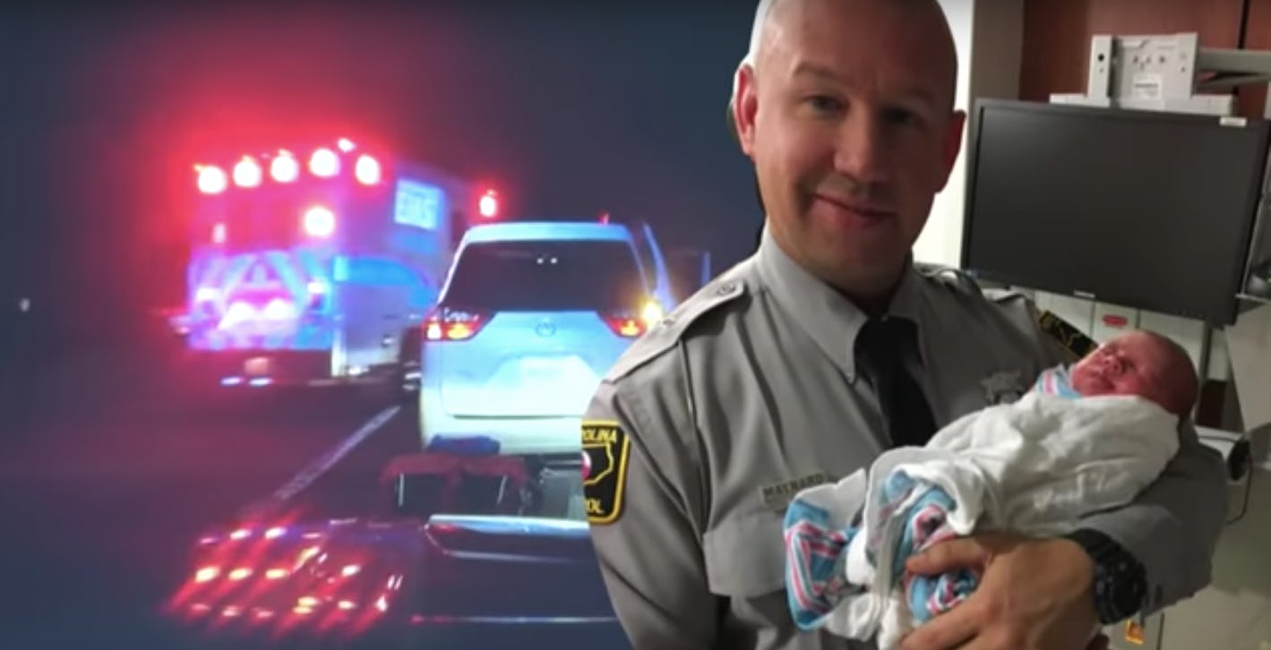 This State Trooper Helped Deliver A Couple's Baby After Stopping Them ...