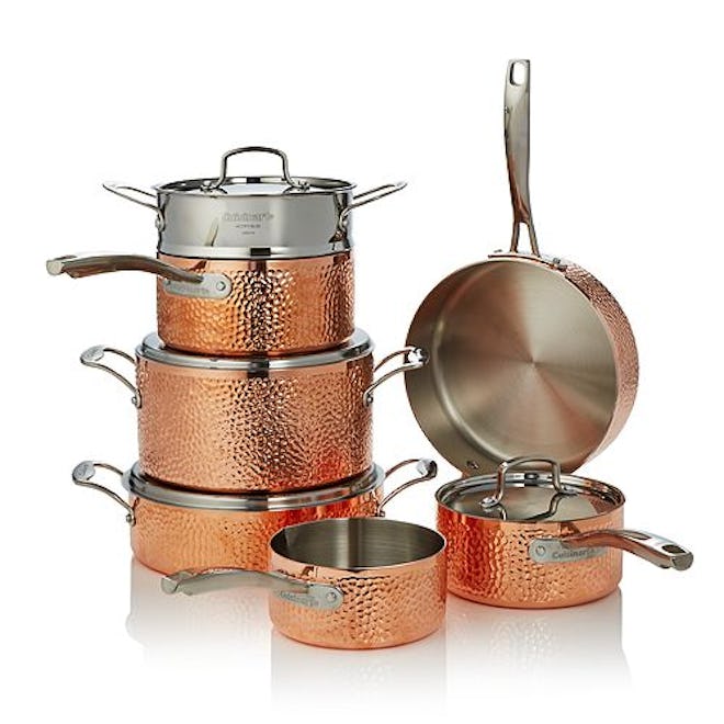 Cuisinart Hammered Copper Triply 11-Piece Set - 100% Exclusive