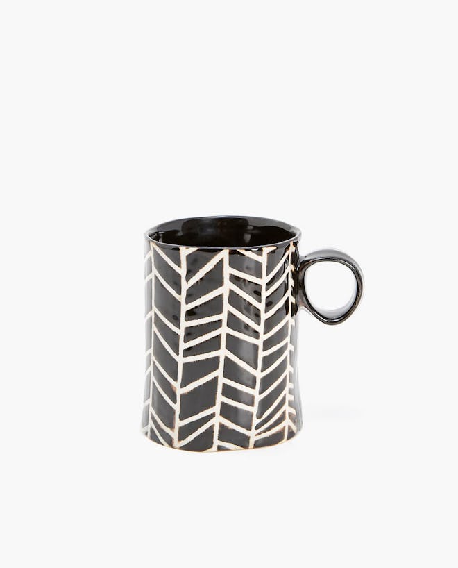 Geometric Stoneware Mug