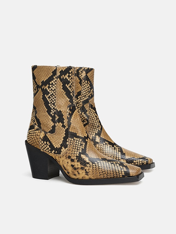 Bella Hadid's $130 Snakeskin Boots Are 