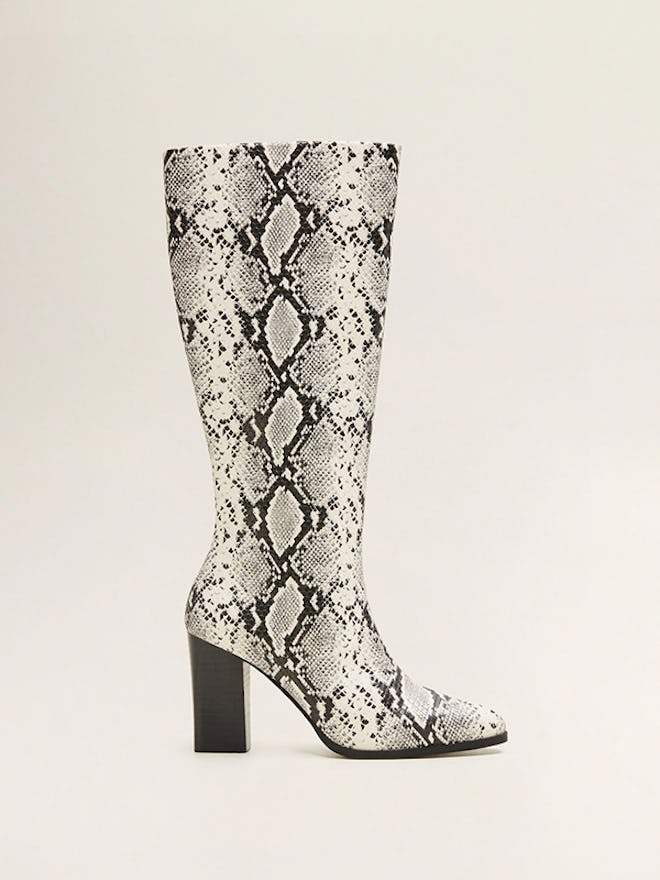 Snake-Effect Boots