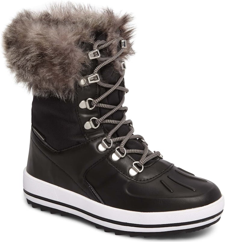 Viper Waterproof Snow Boot with Faux Fur Trim