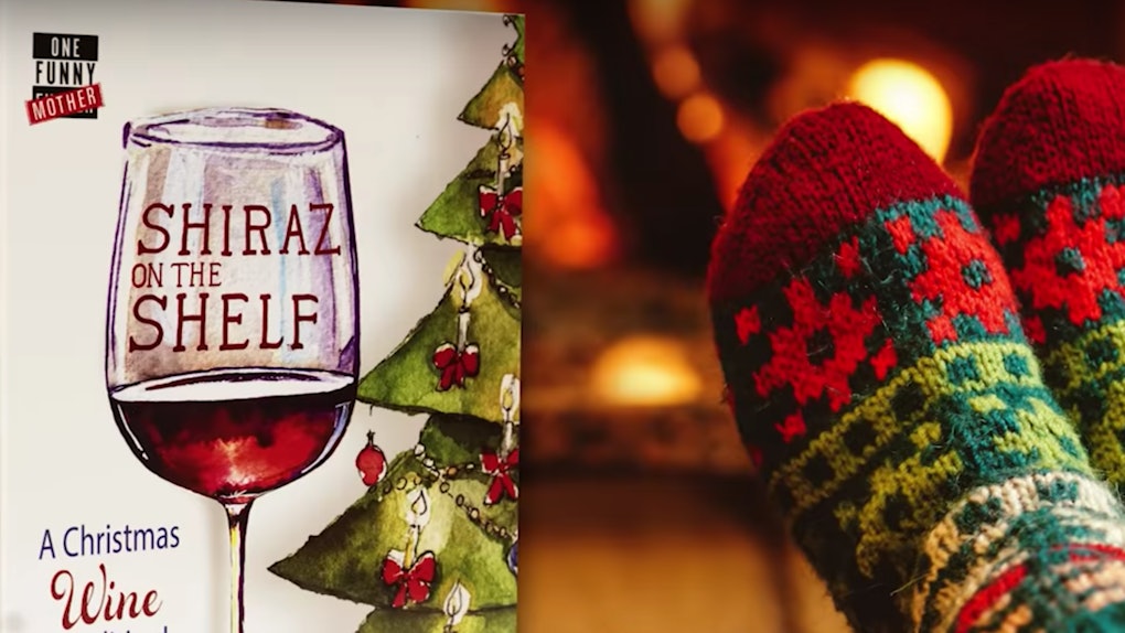 Shiraz On The Shelf Is The Elf On The Shelf Twist For Wine Lovers