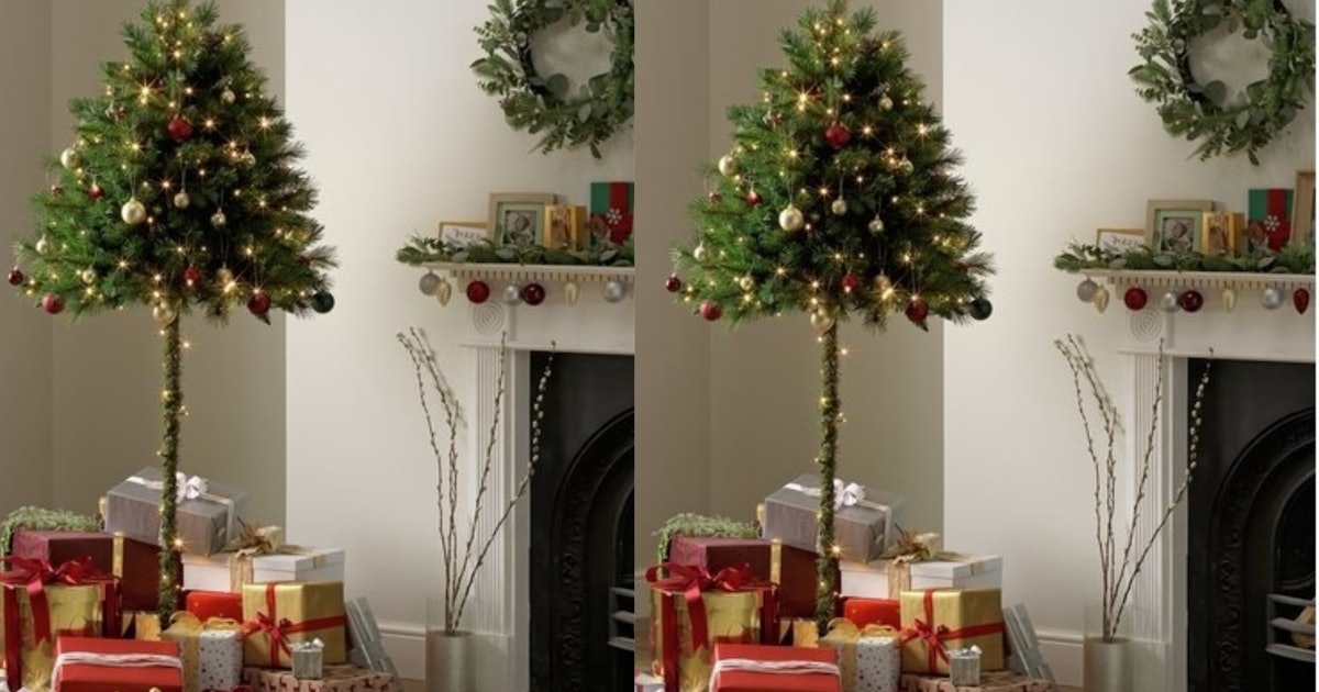 This Half Tree Christmas Tree For Cat Owners Is The Perfect Solution For Pets Who Like To Climb Them