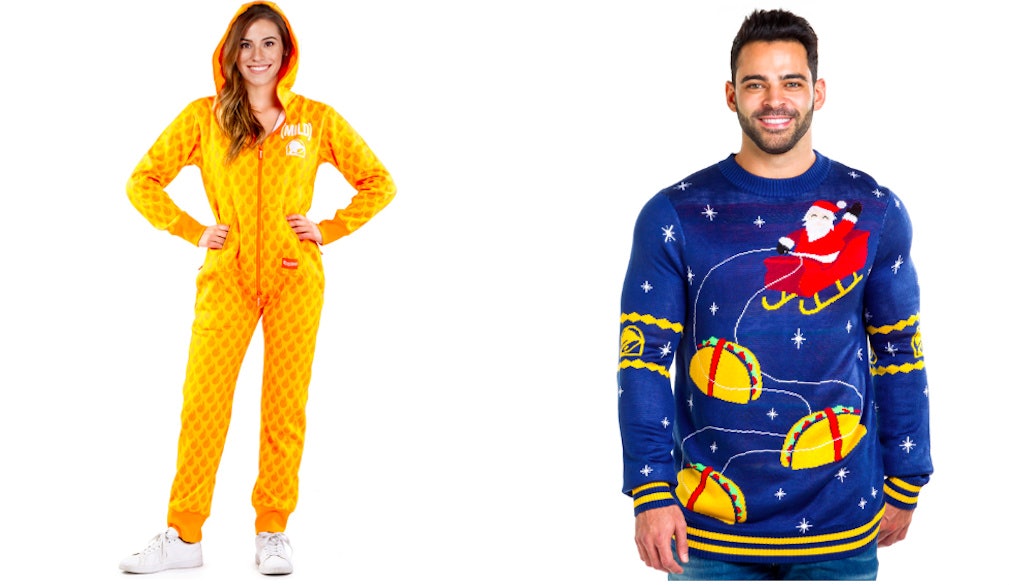 Taco Bell s Holiday Collection Includes Hot Sauce Packet Onesies