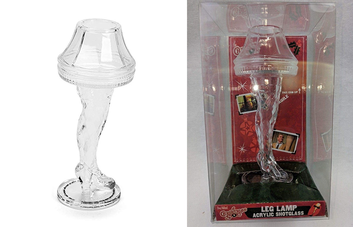 christmas story leg glass