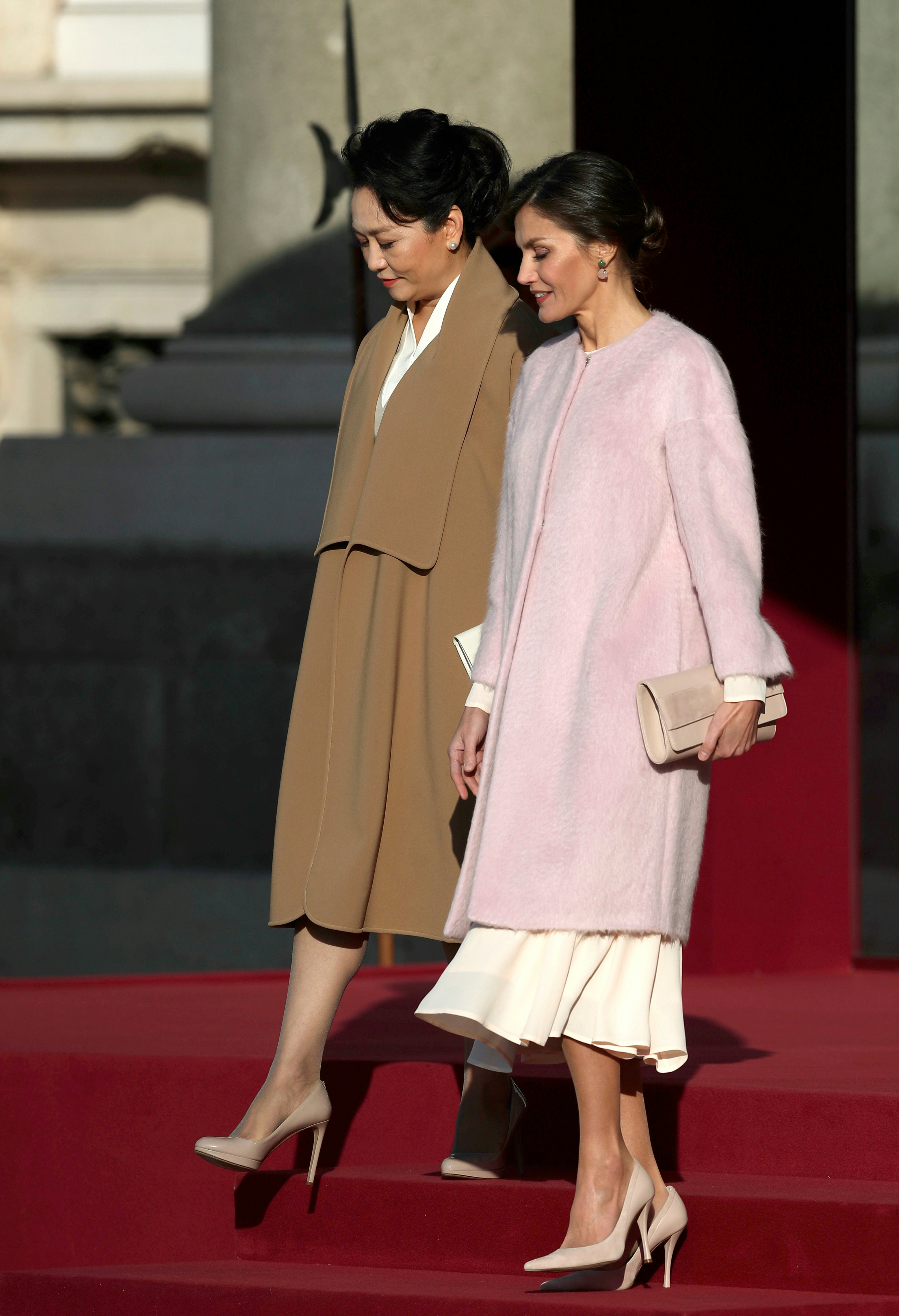 Queen Letizia Of Spain's Pink Floral Dress Is Still In Stock At ASOS