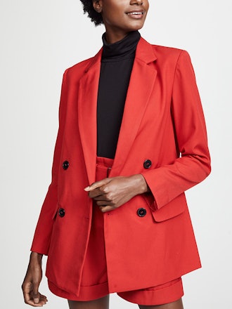 Red Suiting Blazer