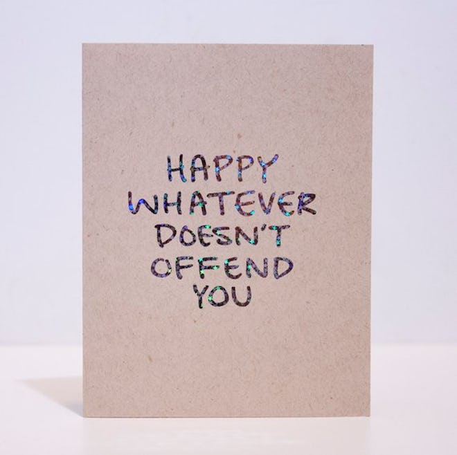 'Happy Whatever' Card