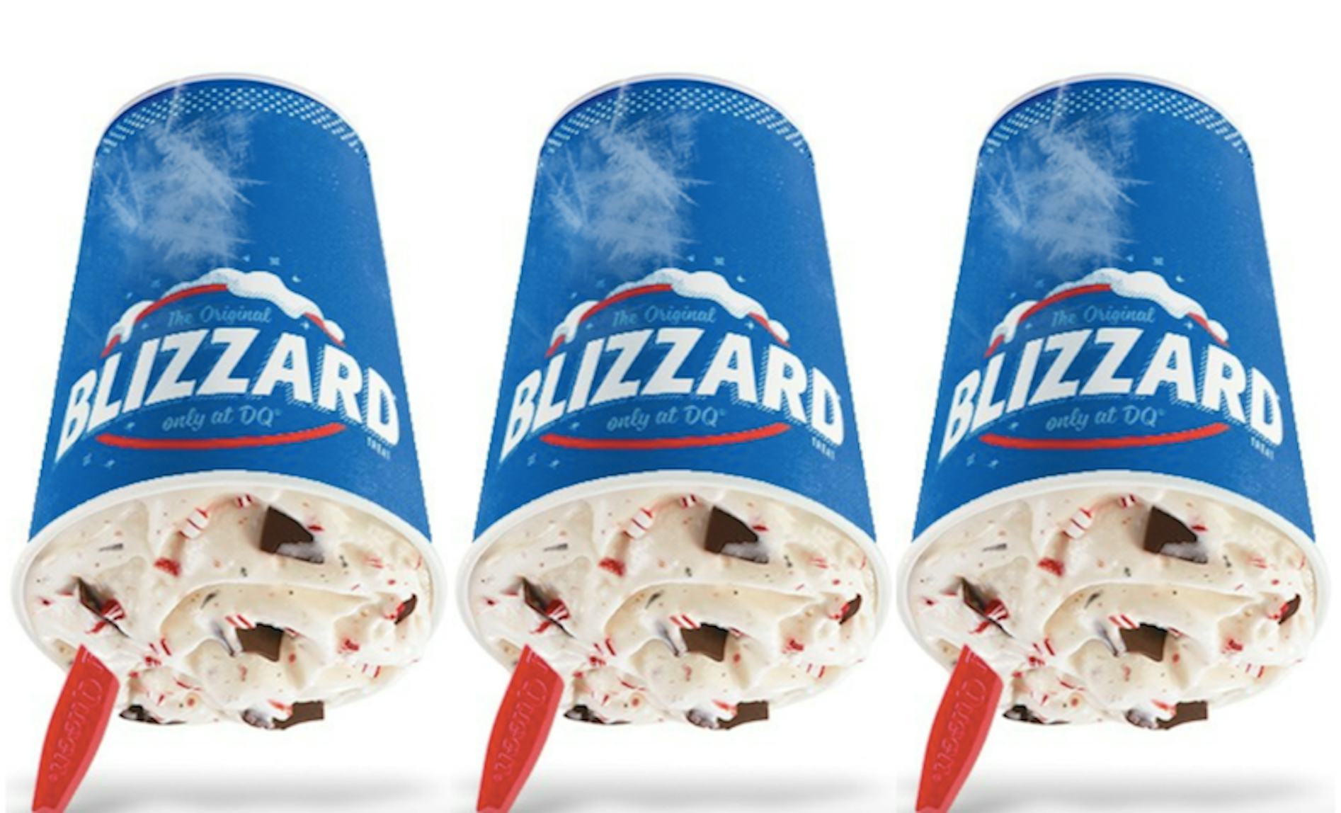 Dairy Queen's Candy Cane Chill Blizzard Of The Month Is Filled With