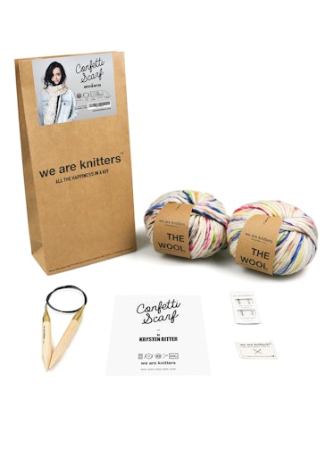 We Are Knitters Confetti Scarf Knitting Kit