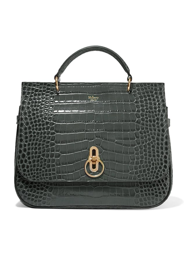 Amberley Croc-Effect Leather Tote