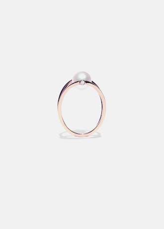 Pearl Oasis Ring in Rose Gold