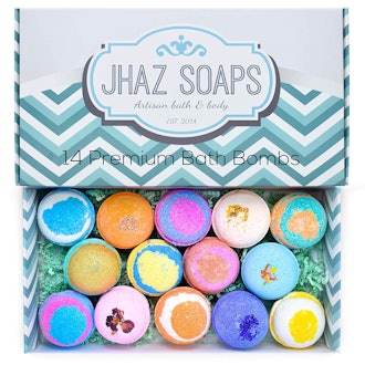 Jhaz Soaps Bath Bomb Gift Set (14 Pack)
