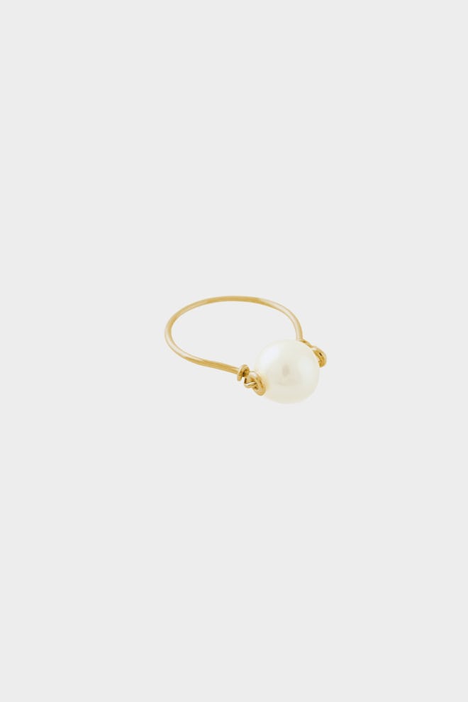 Pearl Ring | 9k Yellow Gold