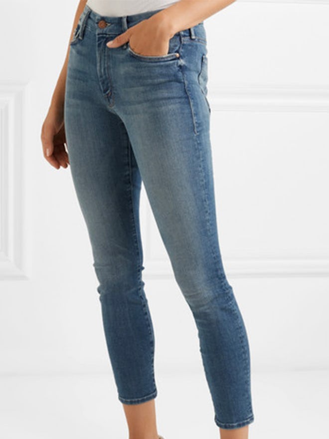 The Looker Cropped High-Rise Skinny Jeans