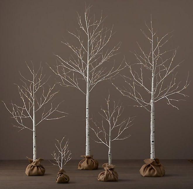 Birch Winter Wonderland Trees - 7'