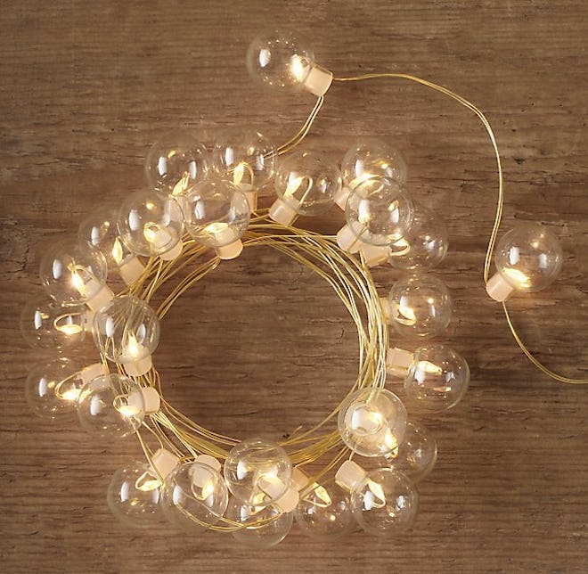Northern Starlit Clear Glass String Lights - Gold - 50'