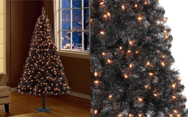 Black Christmas Trees Are An Unexpected 2018 Trend & The Pictures Are ...