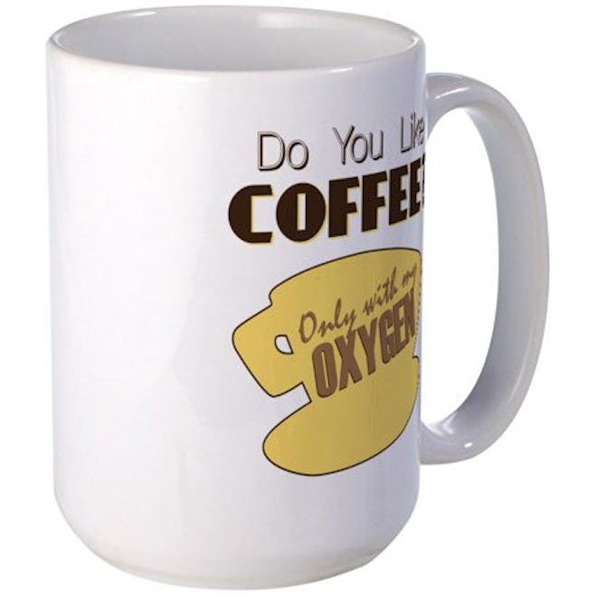 CafePress - Gilmore Girls: Coffee Lovers Large Mug - 15 oz Ceramic Large Mug