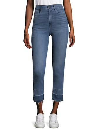 Abigail Crop Split Hem Jeans